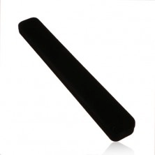 Fekete ajándék doboz - vékony, hosszúkás alakú, bársony felülettel