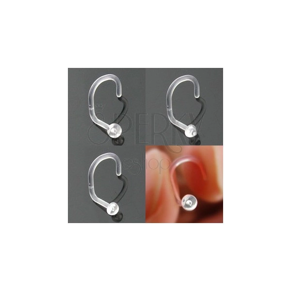 BioFlex orr piercing - különböző fejek