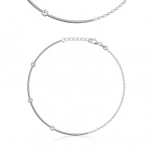 925 ezüst bokalánc – kígyó mintás lánc, kerek egymással összekapcsolt láncszemek