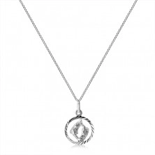 925 ezüst nyaklánc - lánc és a horoszkópja -  HALAK