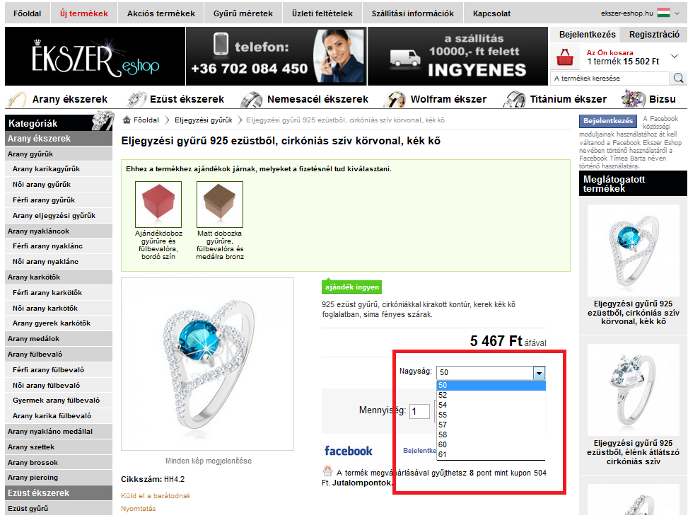 Az emberi gyűrű mérete - Hogyan válassz gyémántgyűrűt?